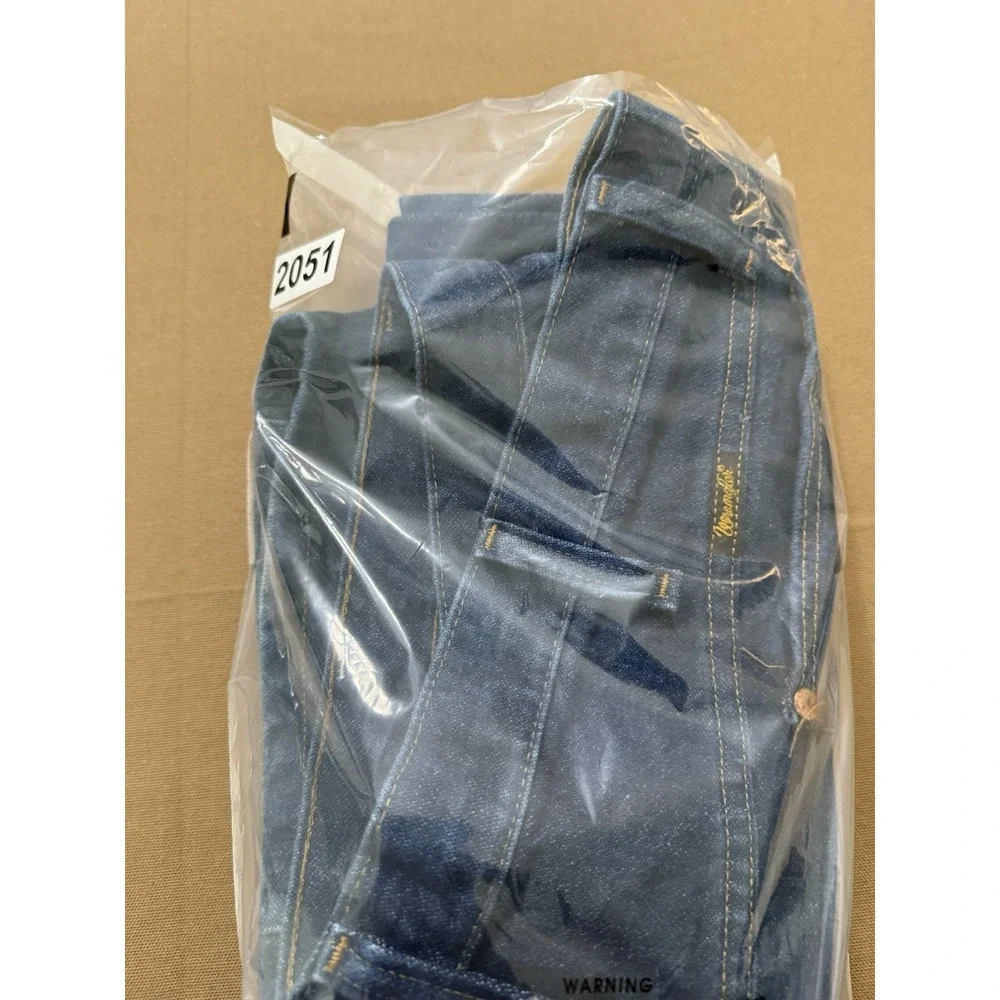 Wrangler‎ Jeans Mens 42x30 Blue Denim Western Cowboy Rodeo Cut